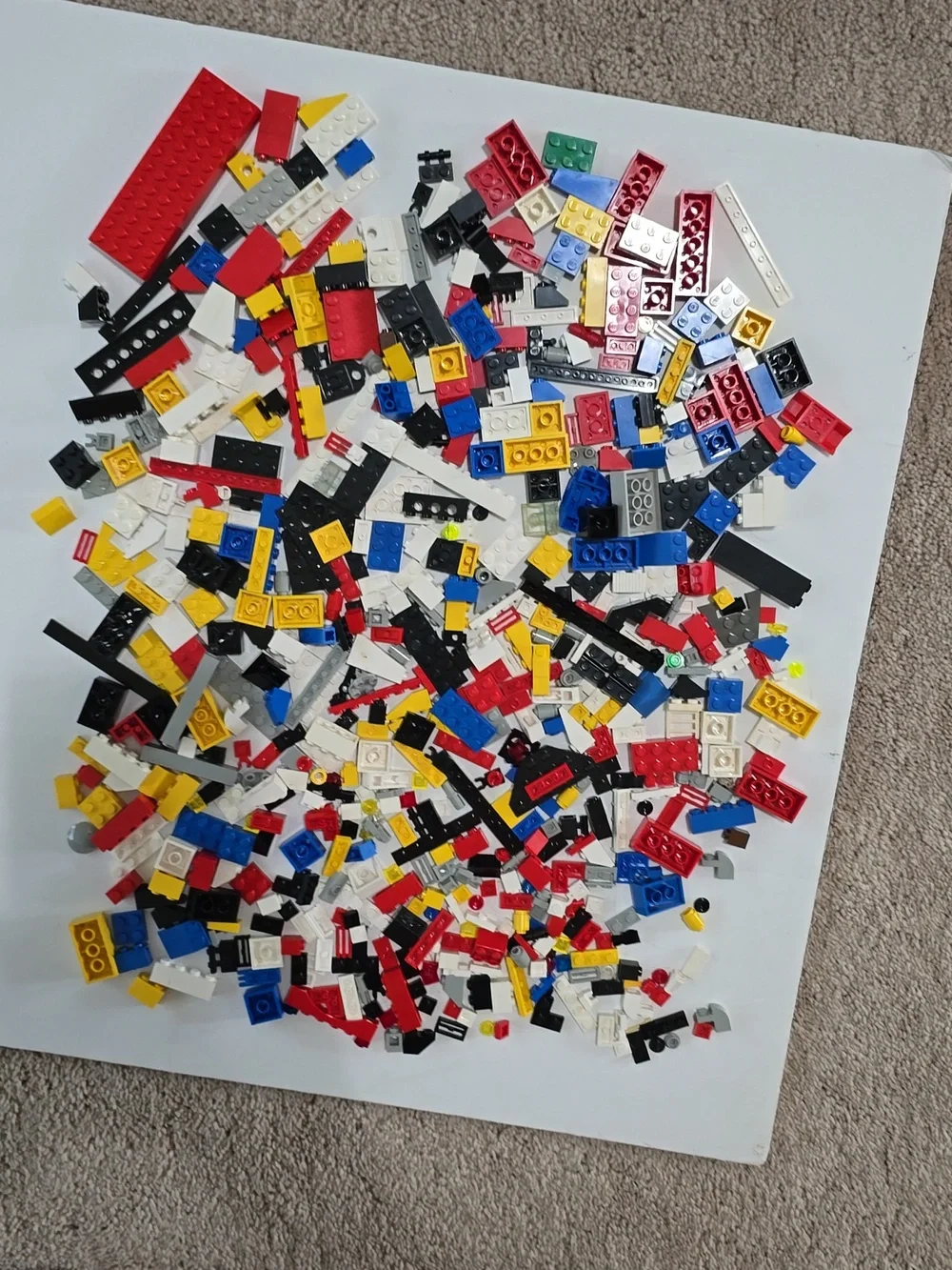 Vintage - Mixed Assorted Building Bricks - Multicolor Lot